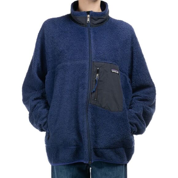 1990s Patagonia Deep Pile Patagonia Retro-X Sherpa Jacket Size XL - Picture 2 of 10